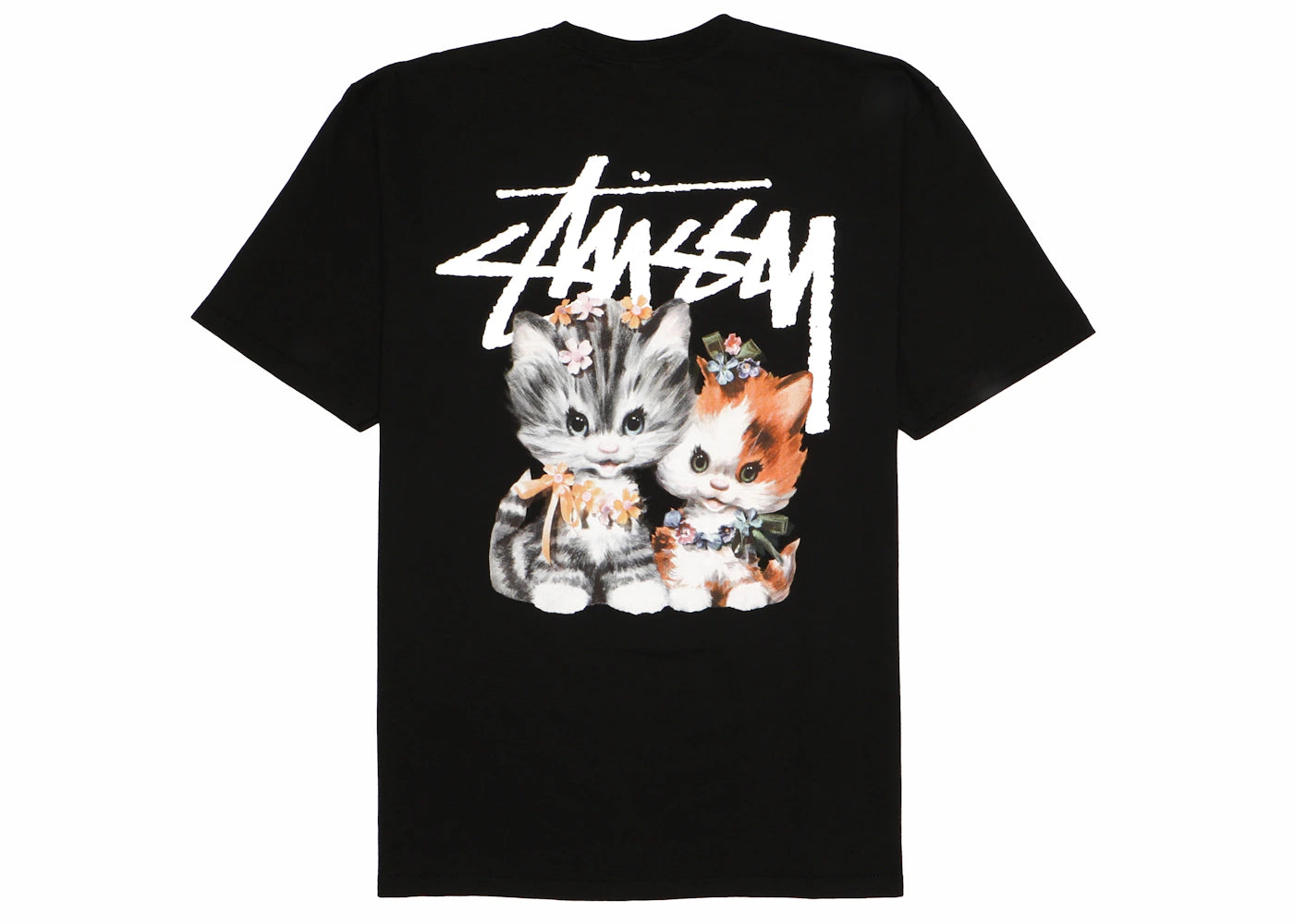 Stussy Kittens Tee Black