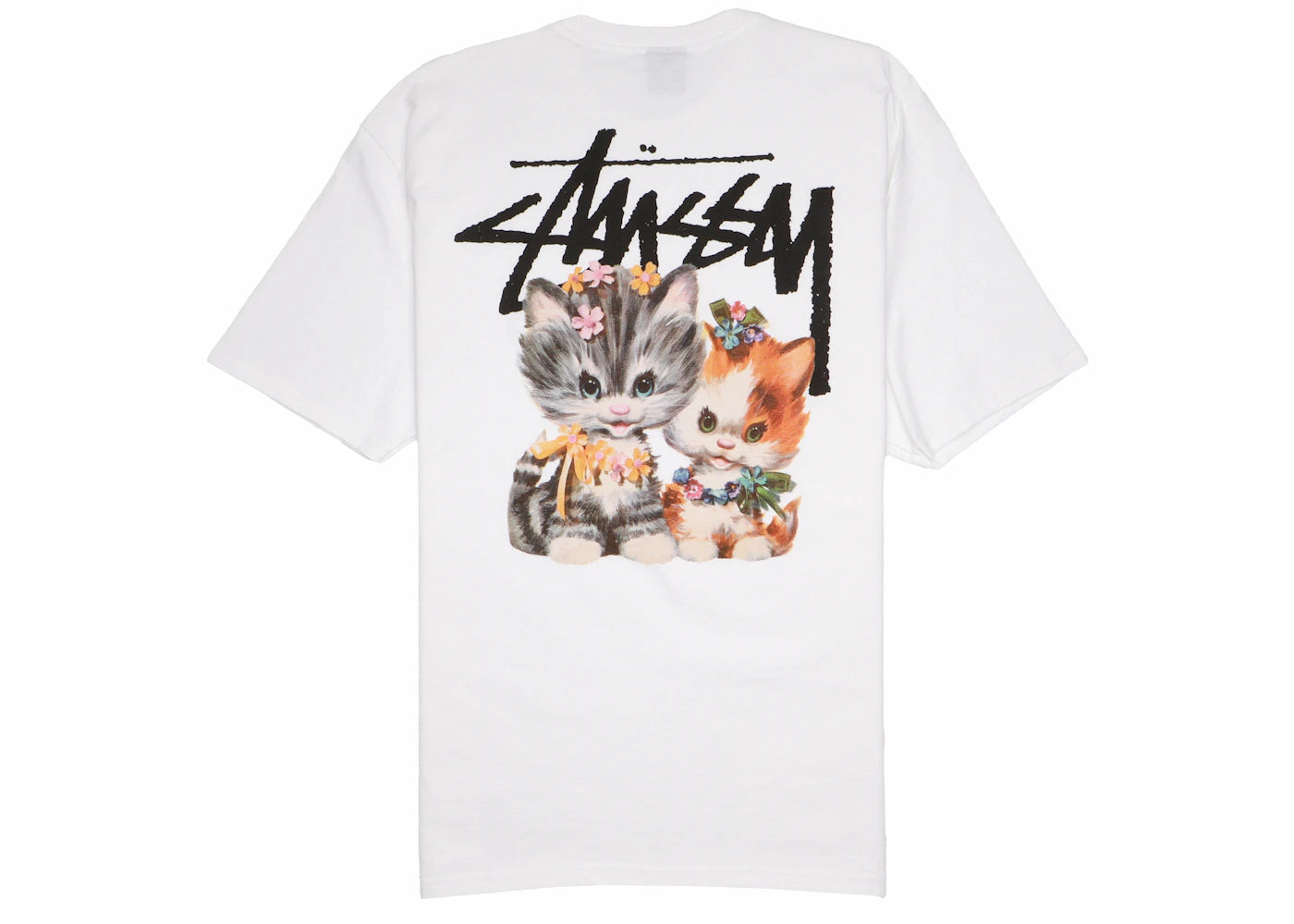 Stussy Kittens Tee White