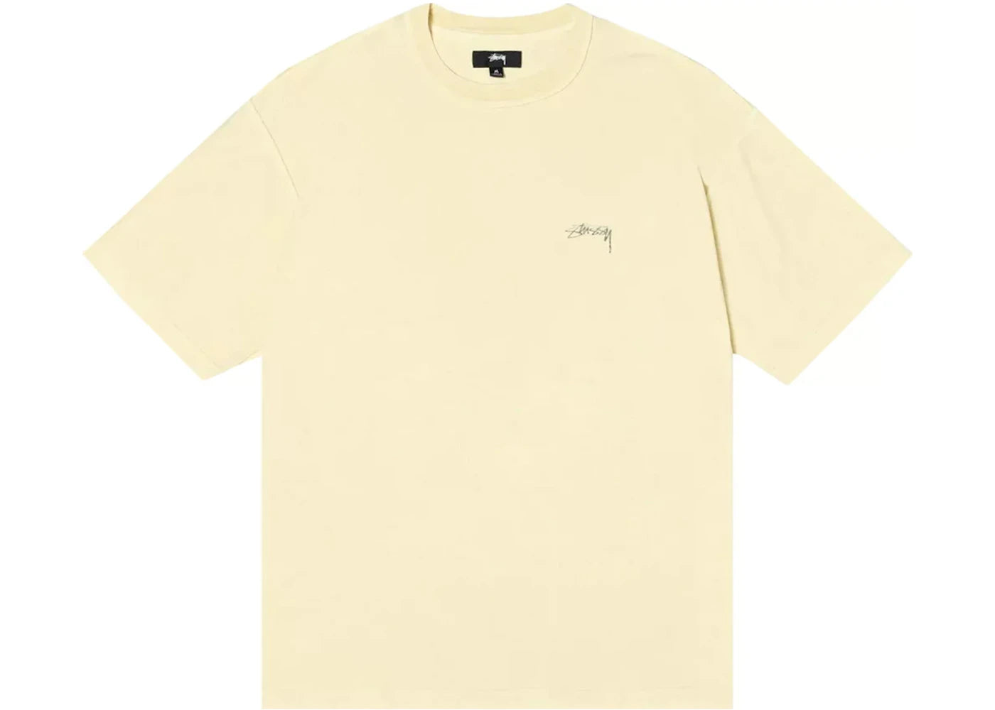 Stussy Lazy Short-Sleeve Tee Pale Yellow