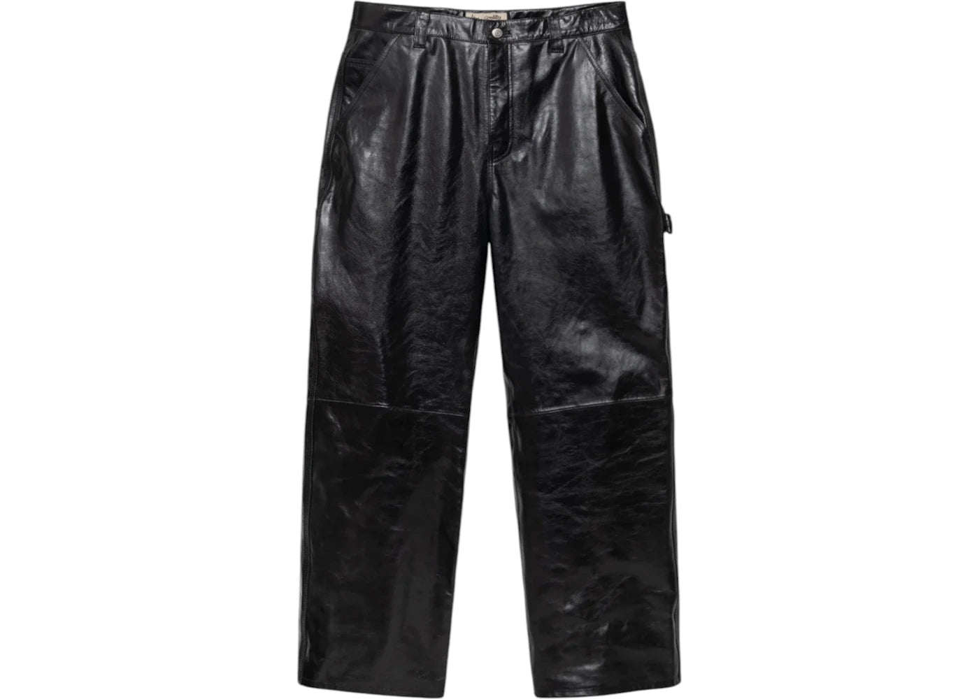 Stussy Leather Carpenter Pant Black
