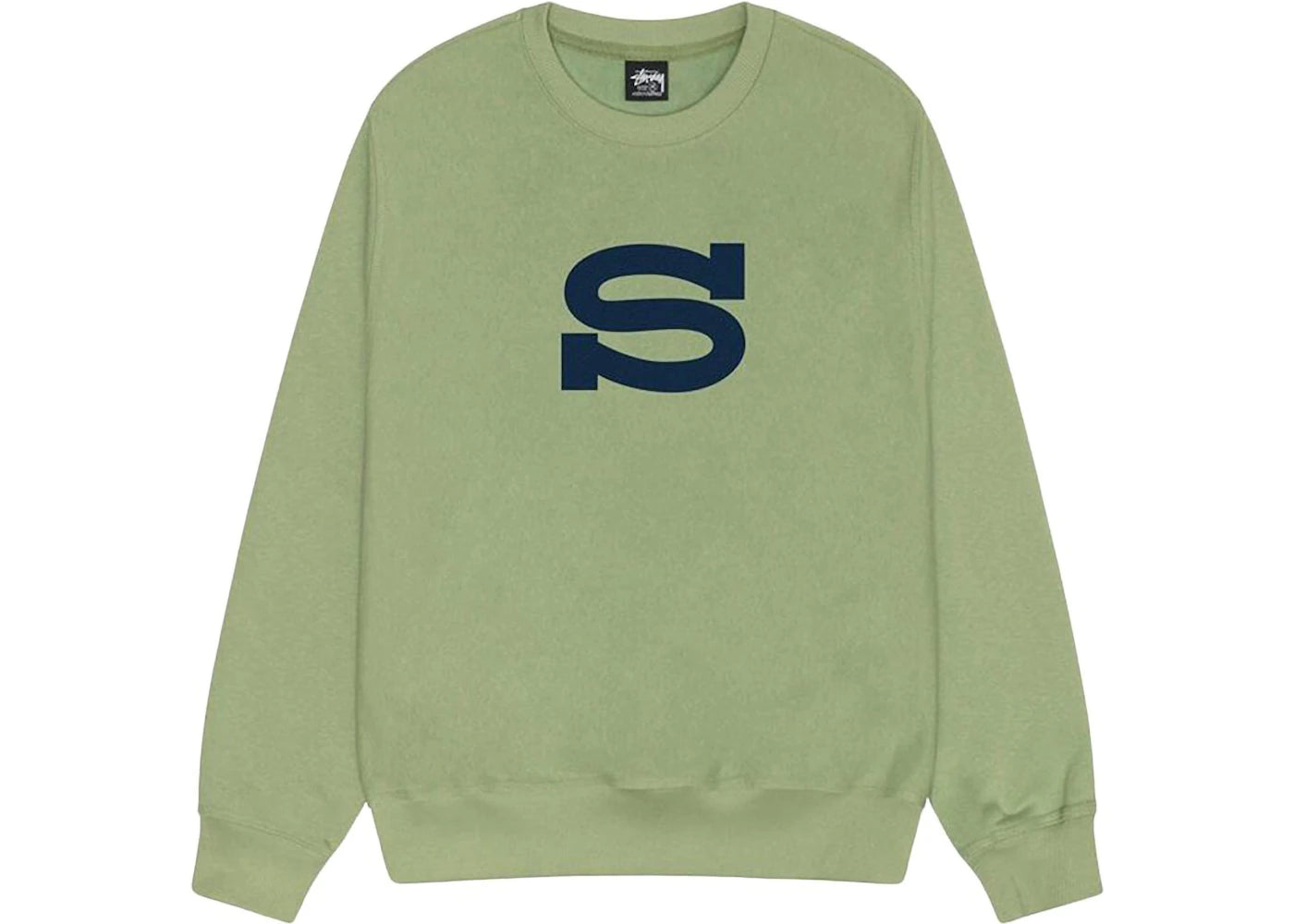 Stussy Letterman Crew Moss