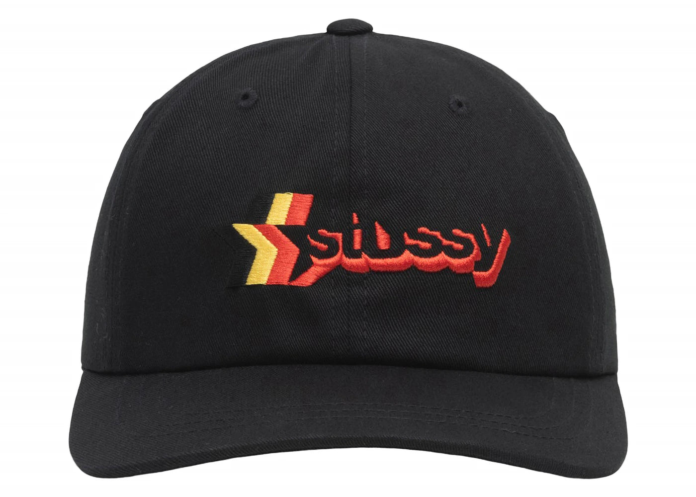 Stussy Low Pro 3 Star Strapback Black