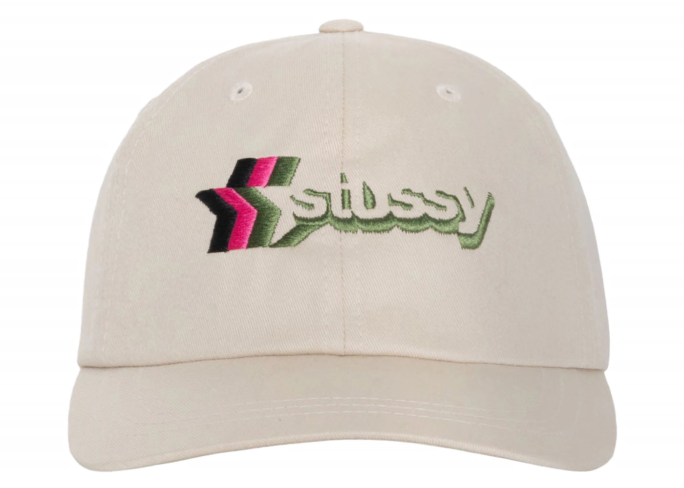 Stussy Low Pro 3 Star Strapback Khaki