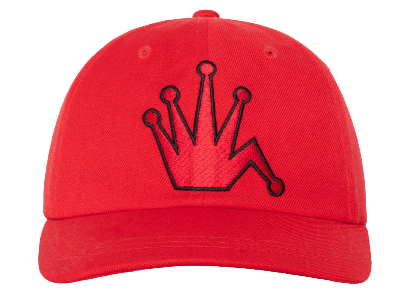 Stussy Low Profile Bent Crown Snapback Red