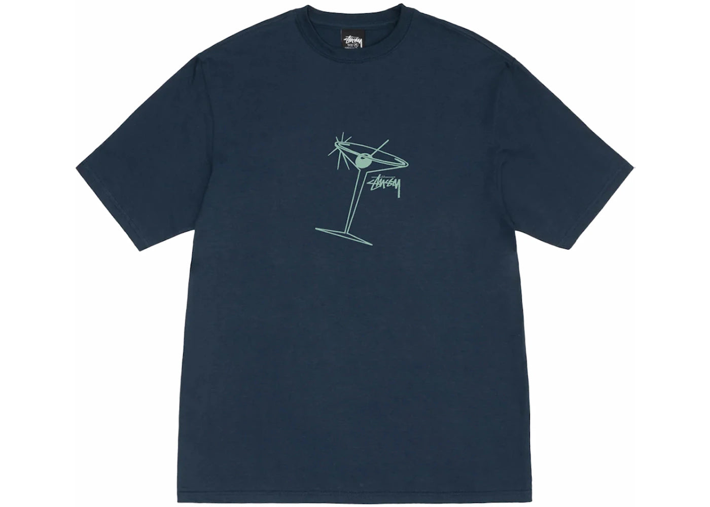 Stussy Martini Tee Navy