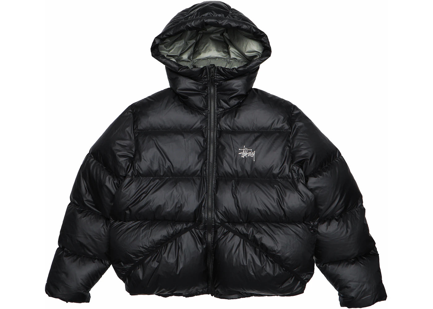 Stussy Micro Ripstop Down Parka Jacket Black
