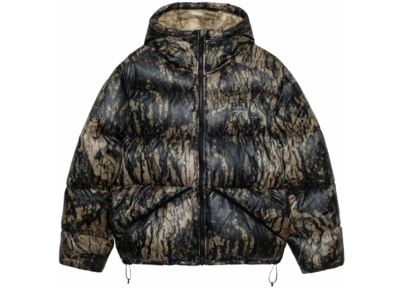 Stussy Micro Ripstop Down Parka Relic Camo