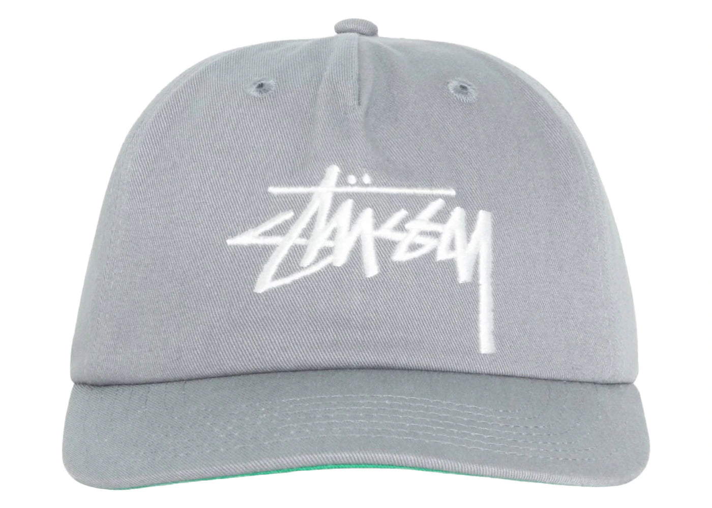 Stussy Mid-Depth Big Stock Snapback Gunmetal