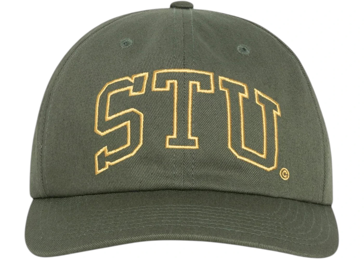 Stussy Mid-Depth Stu Arch Strapback Olive
