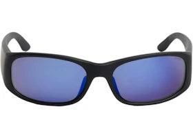 Stussy Mikey Sunglasses Rubber Black/Polarized Dark Blue Lens