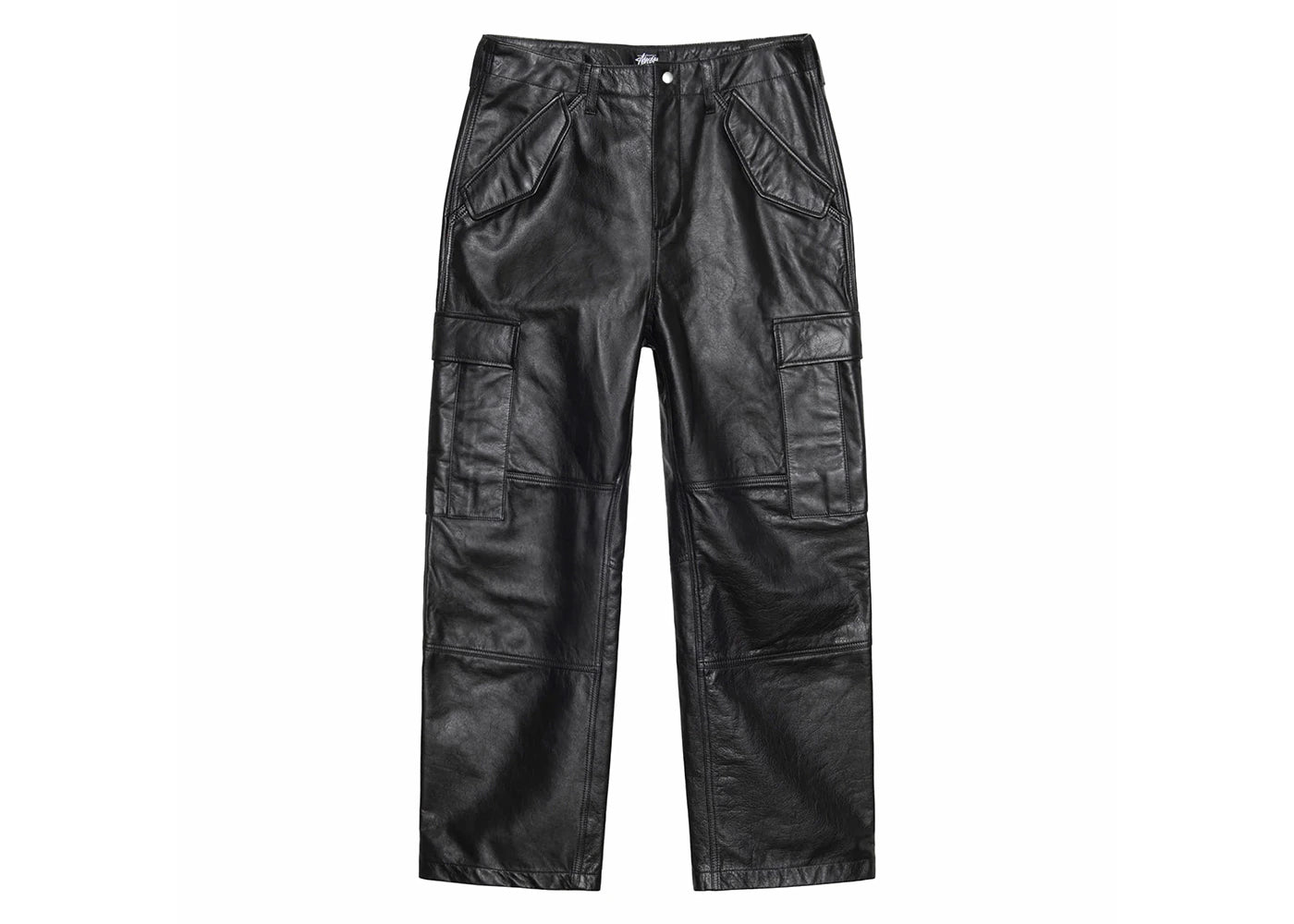 Stussy Military Cargo Leather Pant Black