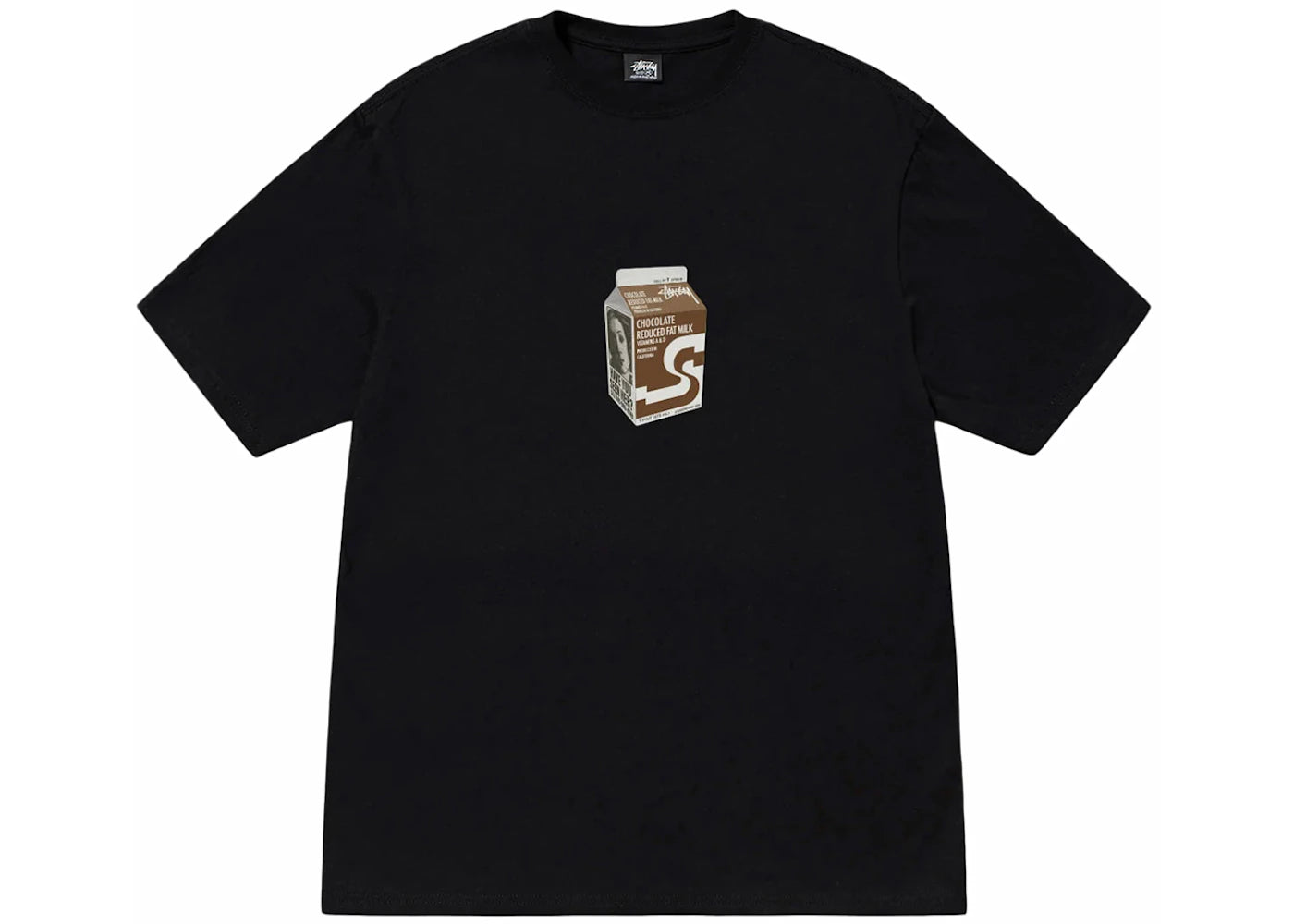 Stussy Milk Tee Black