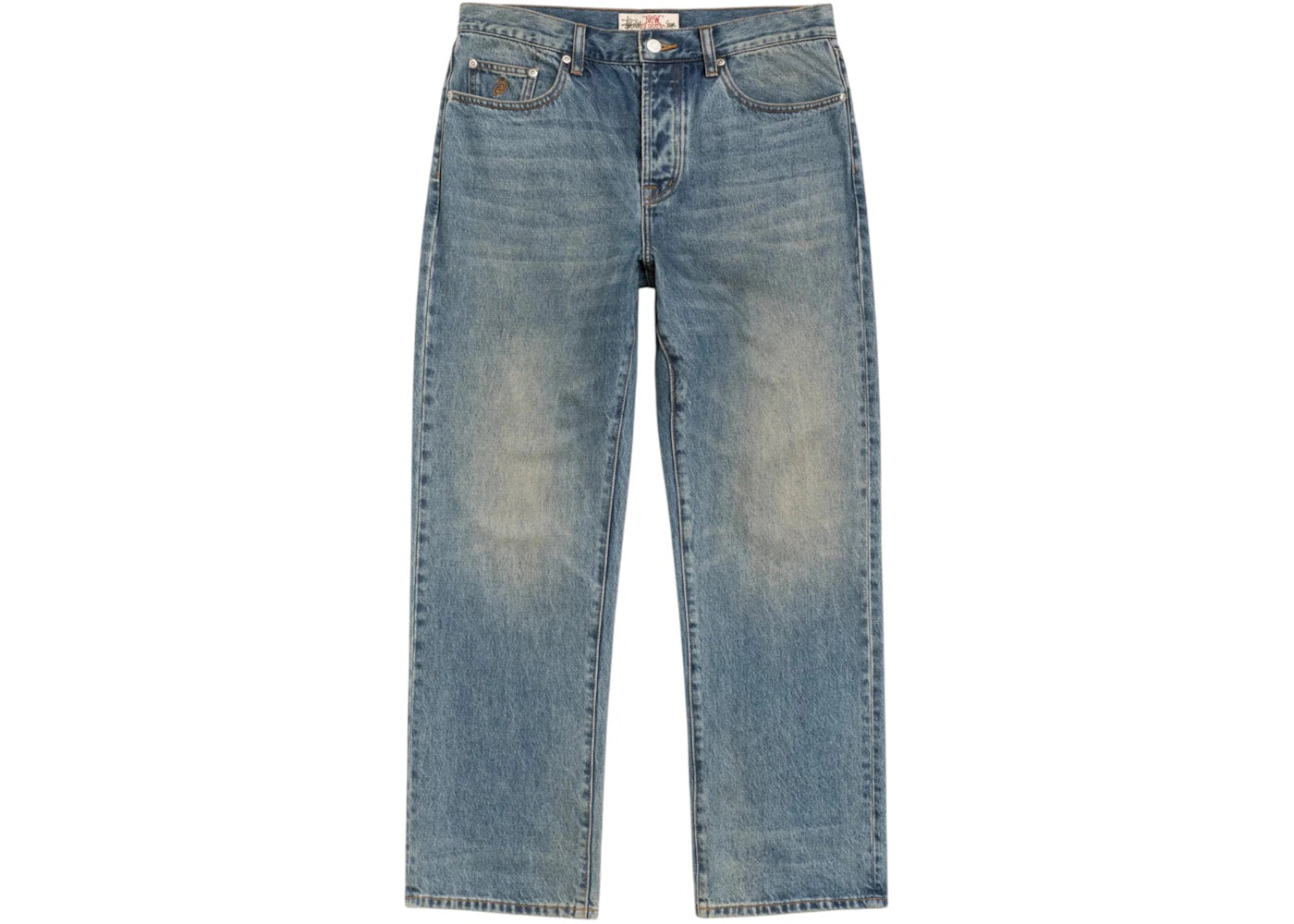 Stussy New Classic Denim Jean Vintage Mid Wash