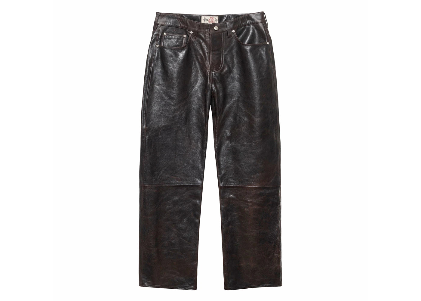 Stussy New Classic Leather Jean Dark Brown