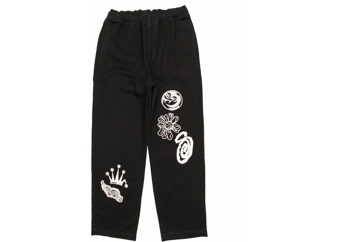 Stussy Noma Icon Beach Pant Washed Black