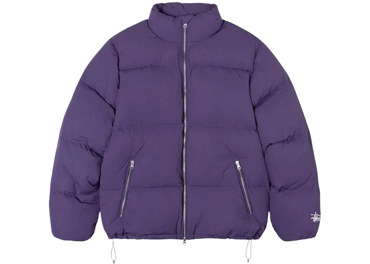 Stussy Nylon Down Puffer Jacket Purple