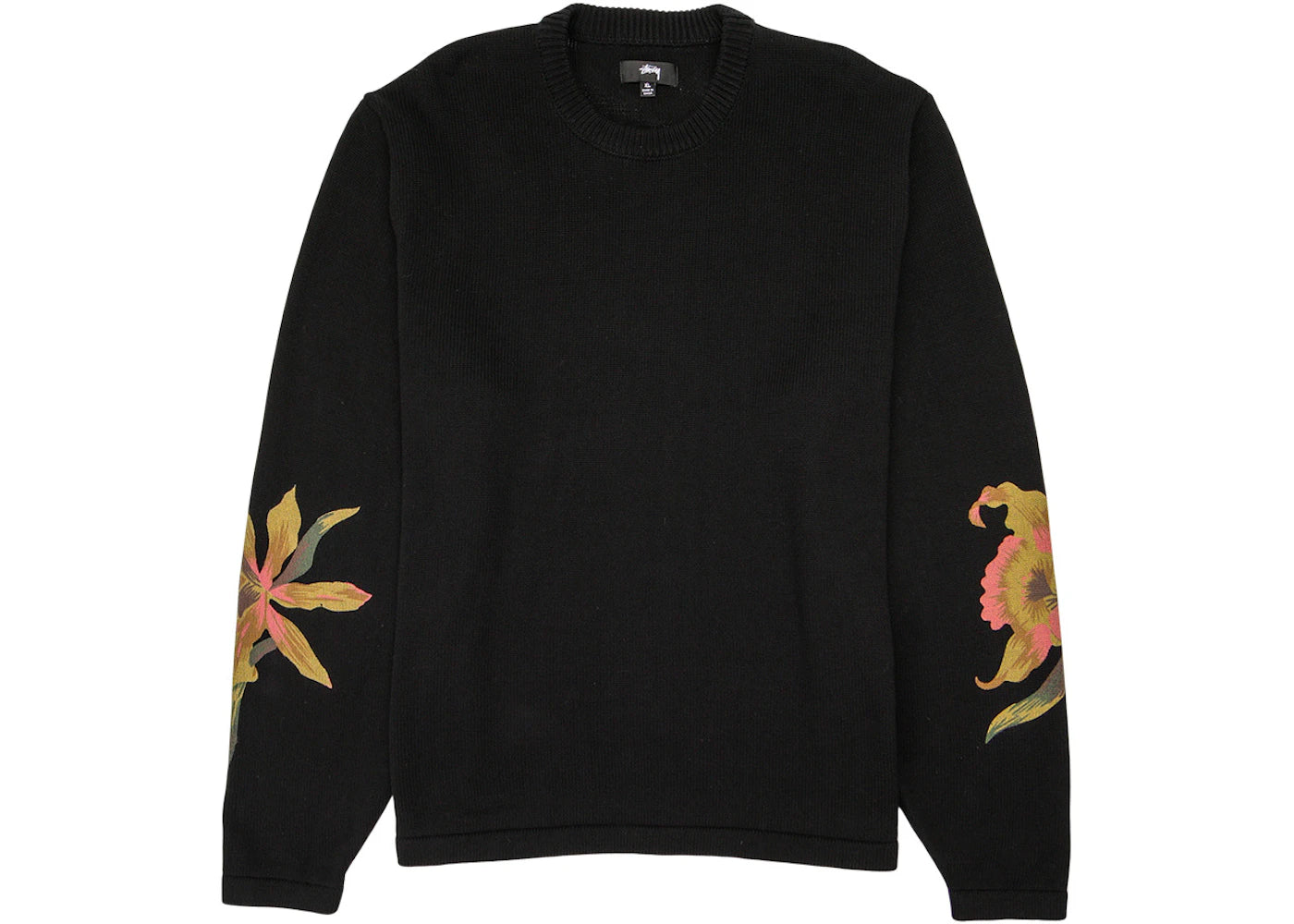 Stussy Orchid Knit Sweater Black