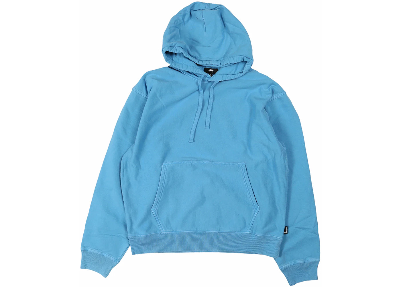 Stussy Pigment Dyed Fleece Hoodie Blue