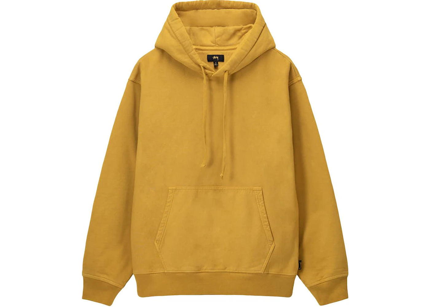 Stussy Pigment Dyed Fleece Hoodie Gold