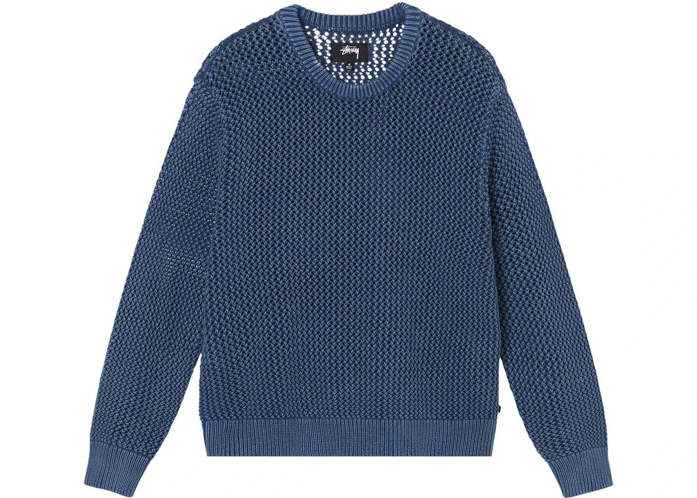 Stussy Pigment Dyed Loose Gauge Sweater Navy
