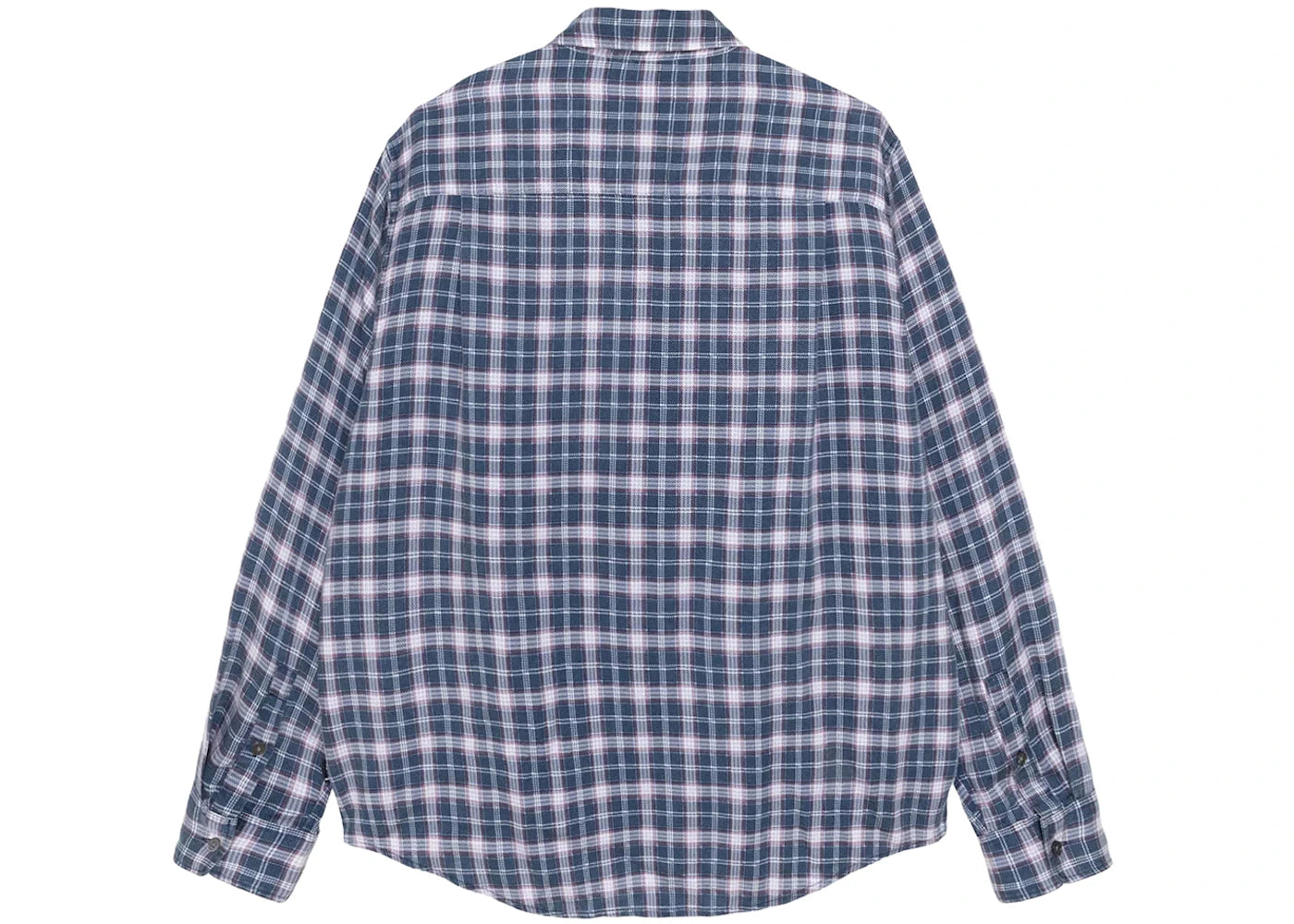 Stussy Plaid Matthew Printed Shirt Navy