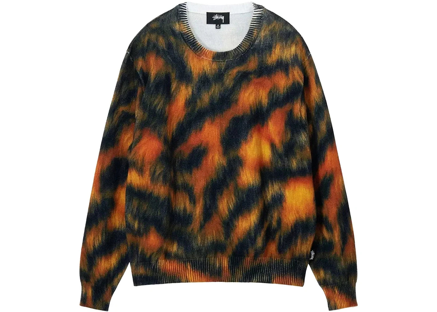 Stussy Printed Fur Sweater Tiger
