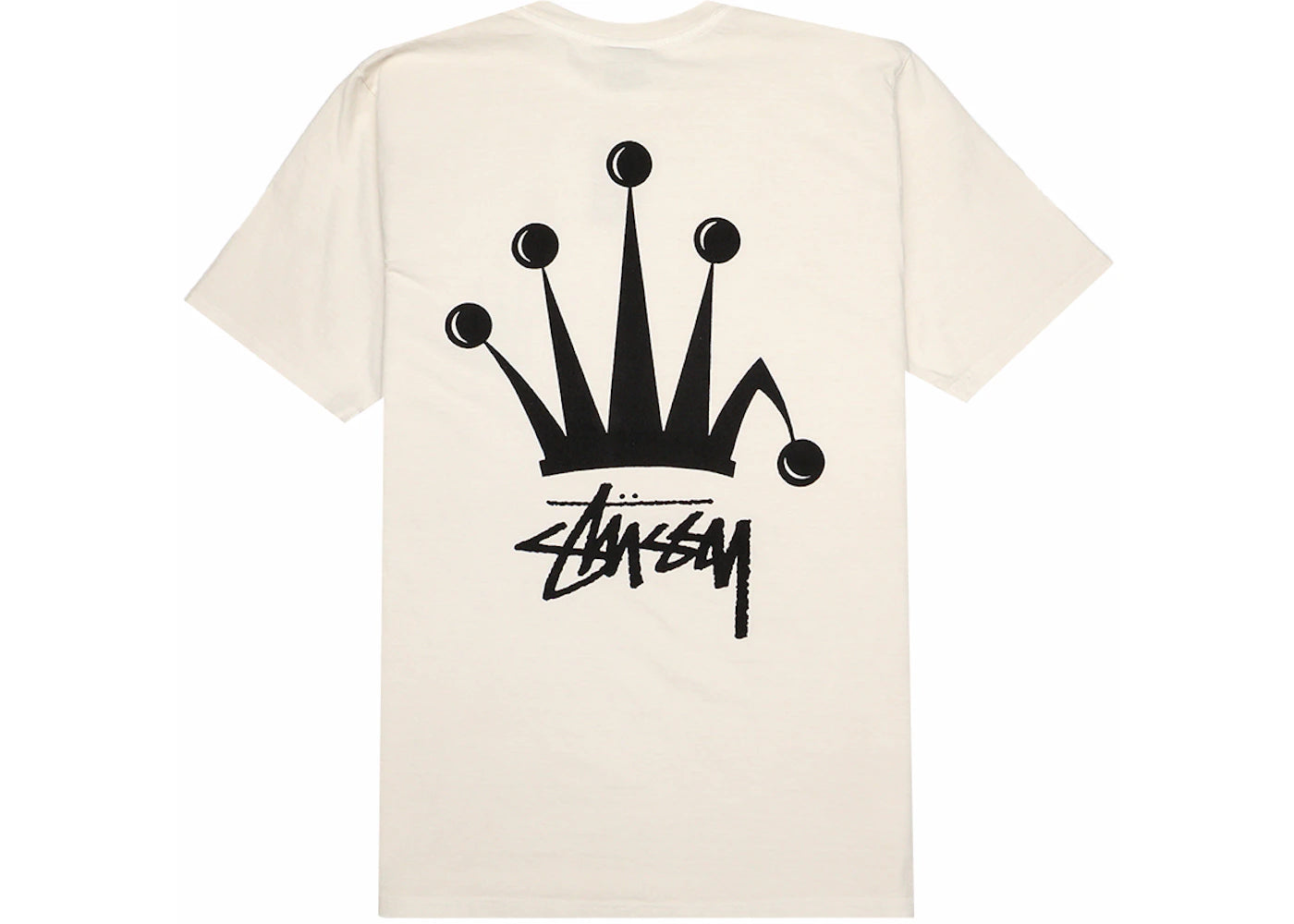 Stussy Regal Crown Pigment Dyed T-shirt Natural