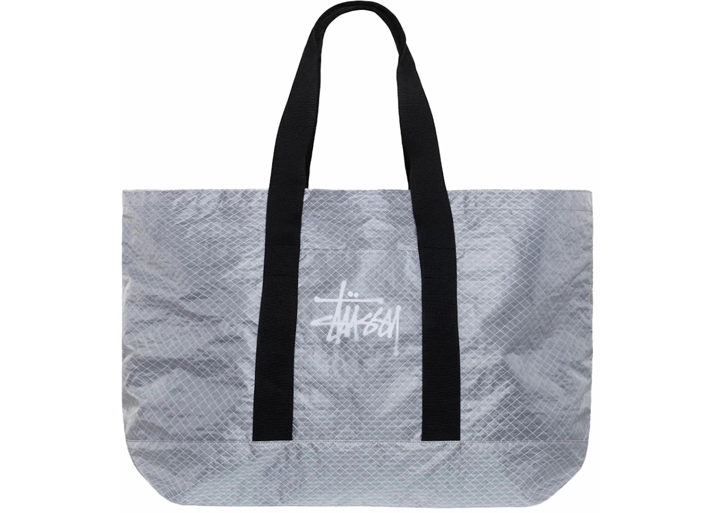 Stussy Ripstop Overlay Extra Large Tote Bag Black