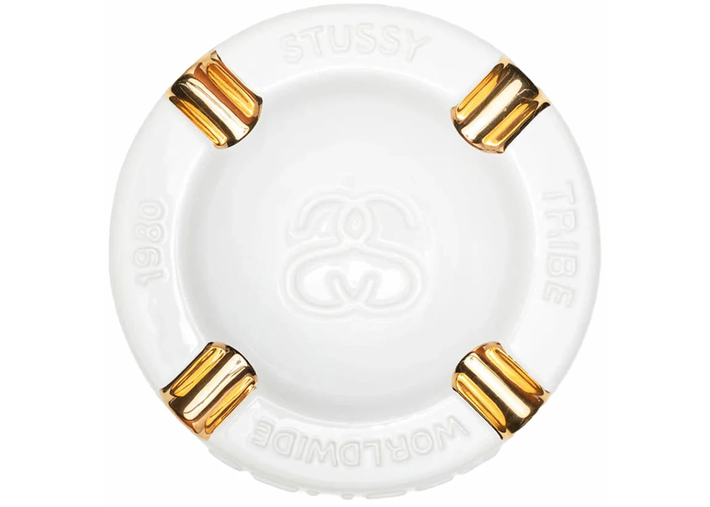 Stussy SS-Link Cigar Ashtray Ceramic White