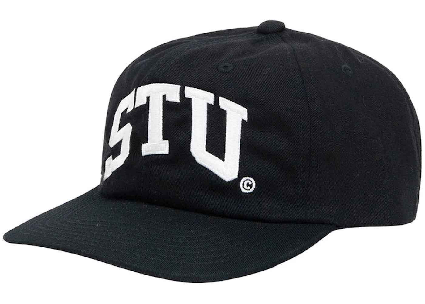 Stussy STU Arch Strapback Cap Black