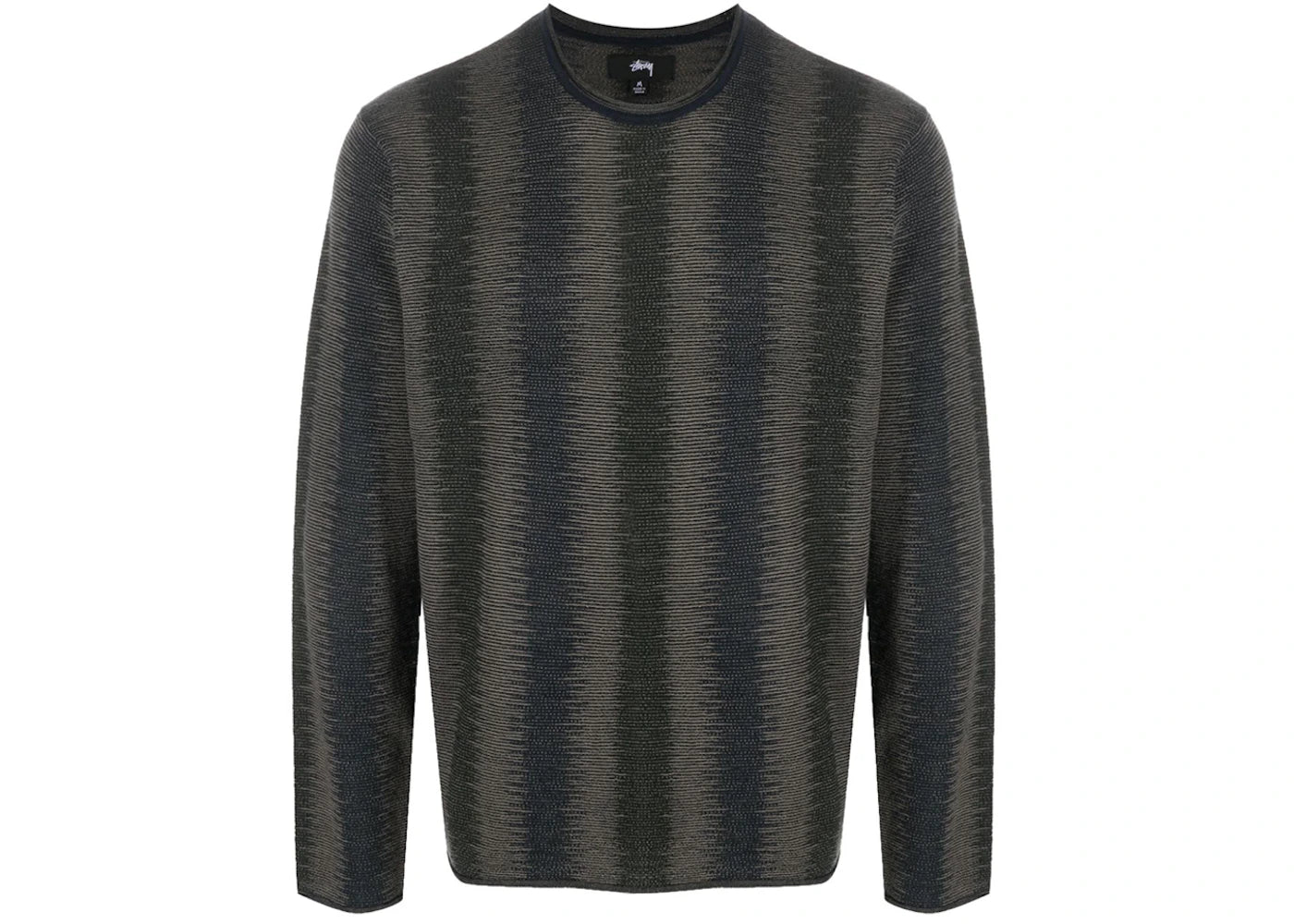 Stussy Shadow Stripe Sweater Olive