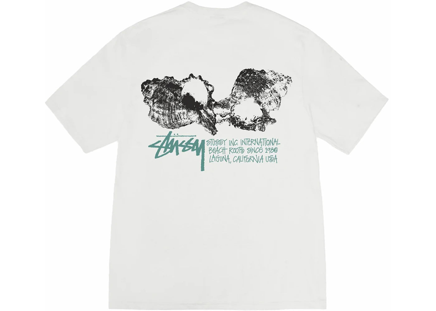 Stussy Shells Pigment Dyed Tee Natural