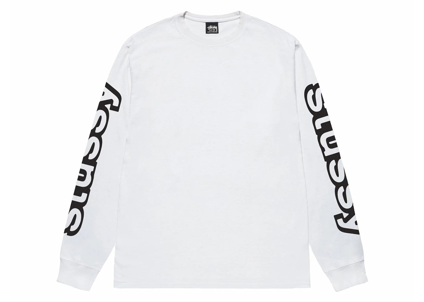 Stussy Sideways L/S Tee White