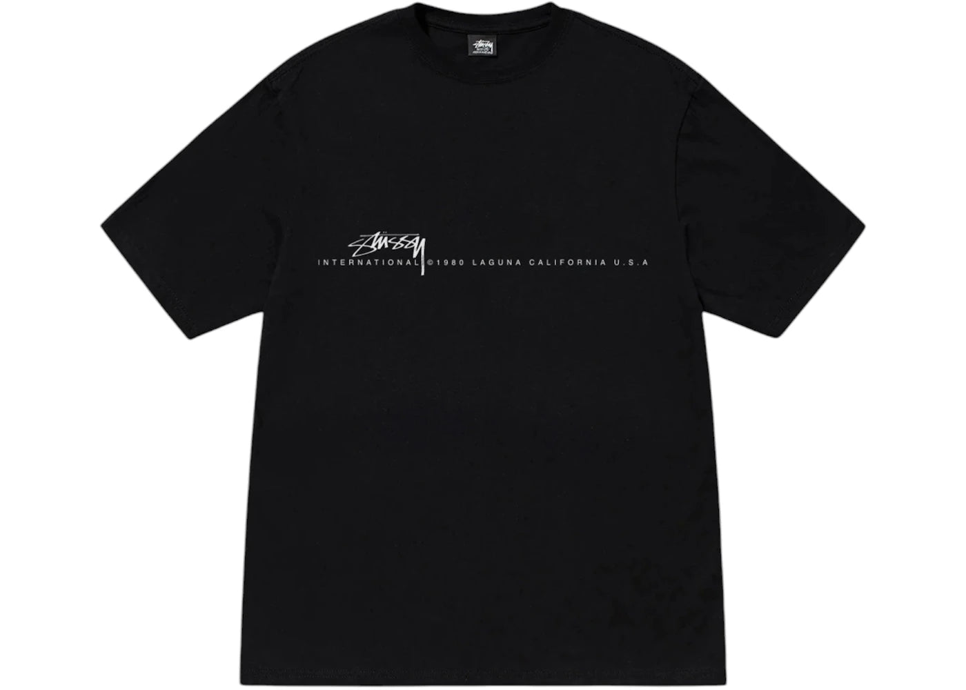 Stussy Smooth 80 Tee Black