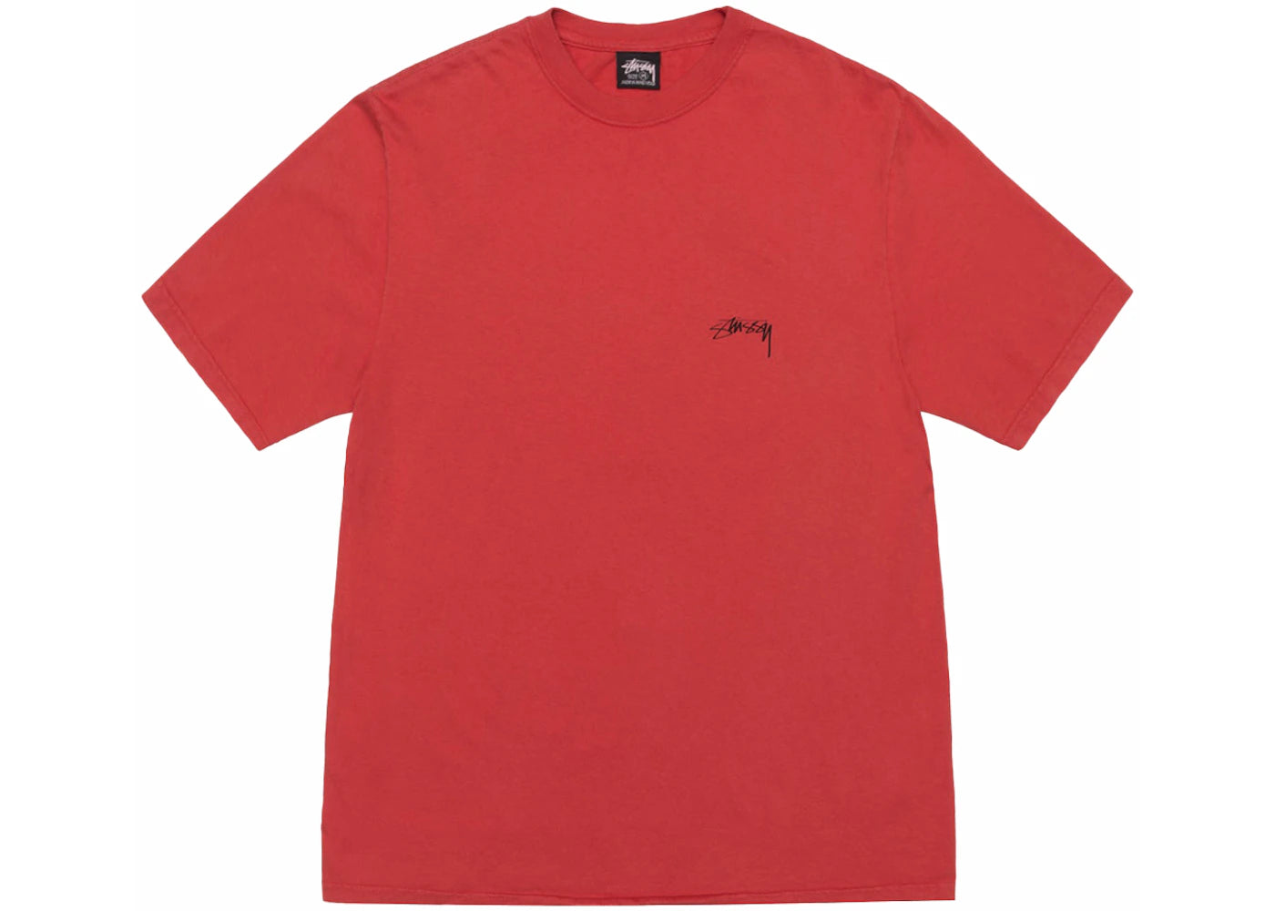 Stussy Smooth Stock Pigment Dyed Tee Guava