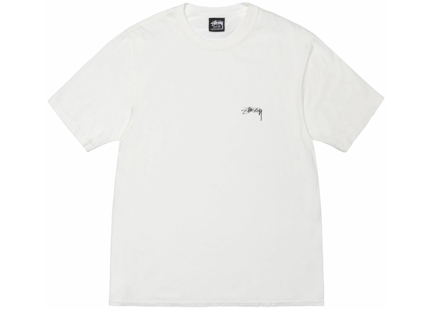 Stussy Smooth Stock Pigment Dyed Tee Natural