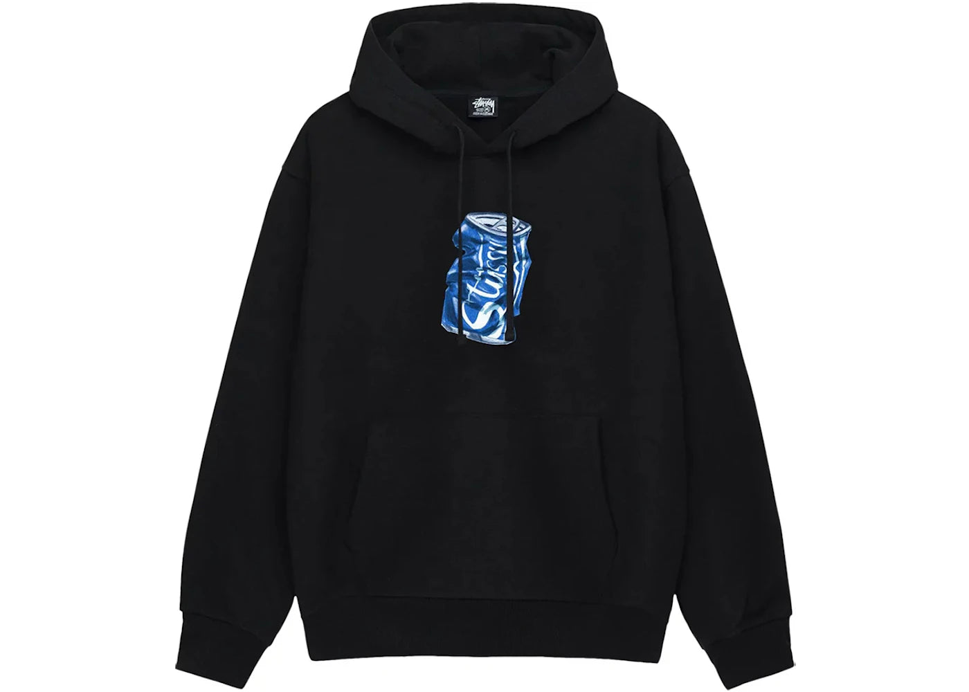 Stussy Soda Can Hoodie Black