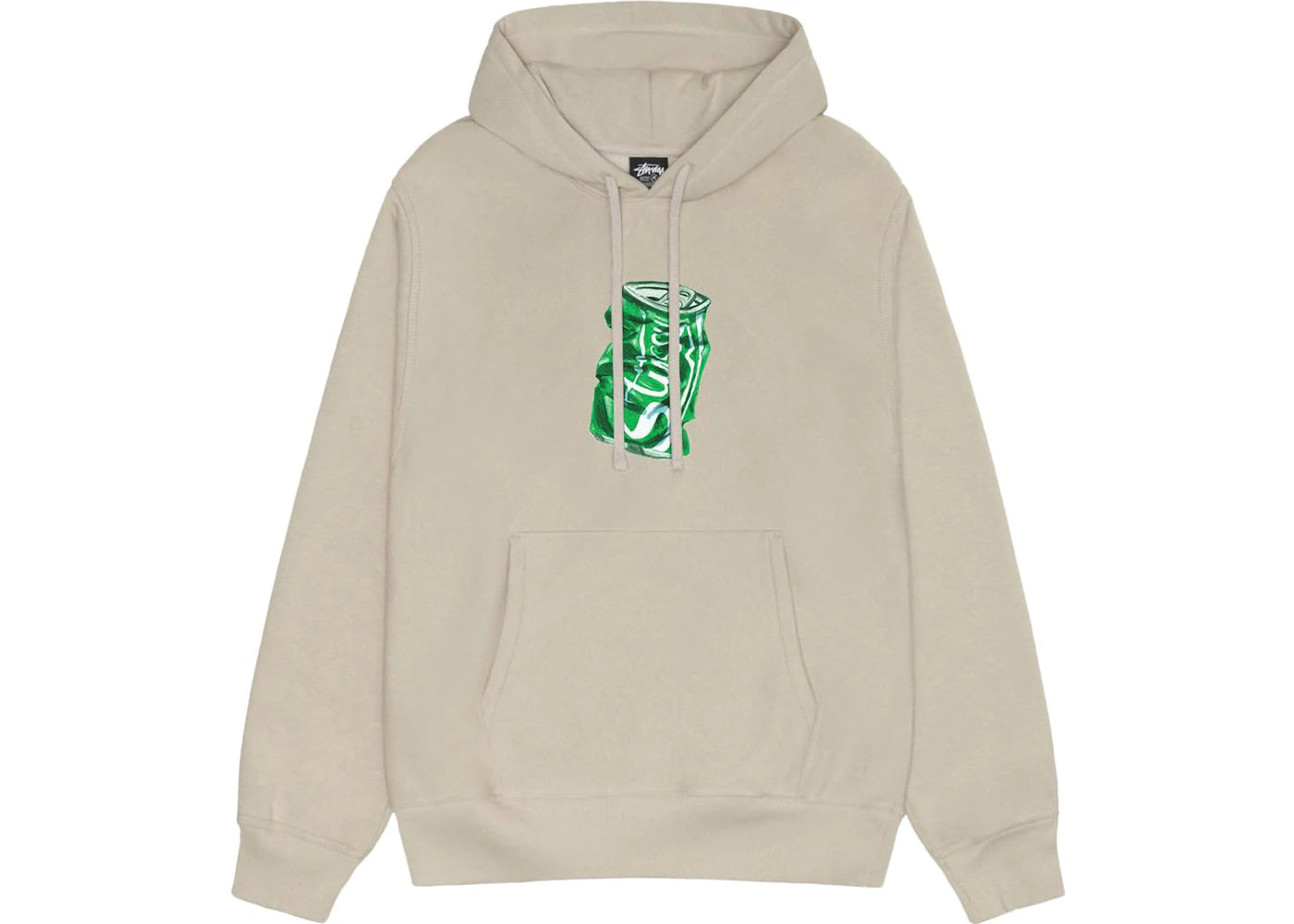 Stussy Soda Can Hoodie Khaki