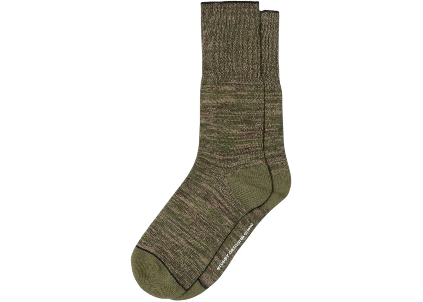 Stussy Space Dyed Yarn Sock Woodland Camo