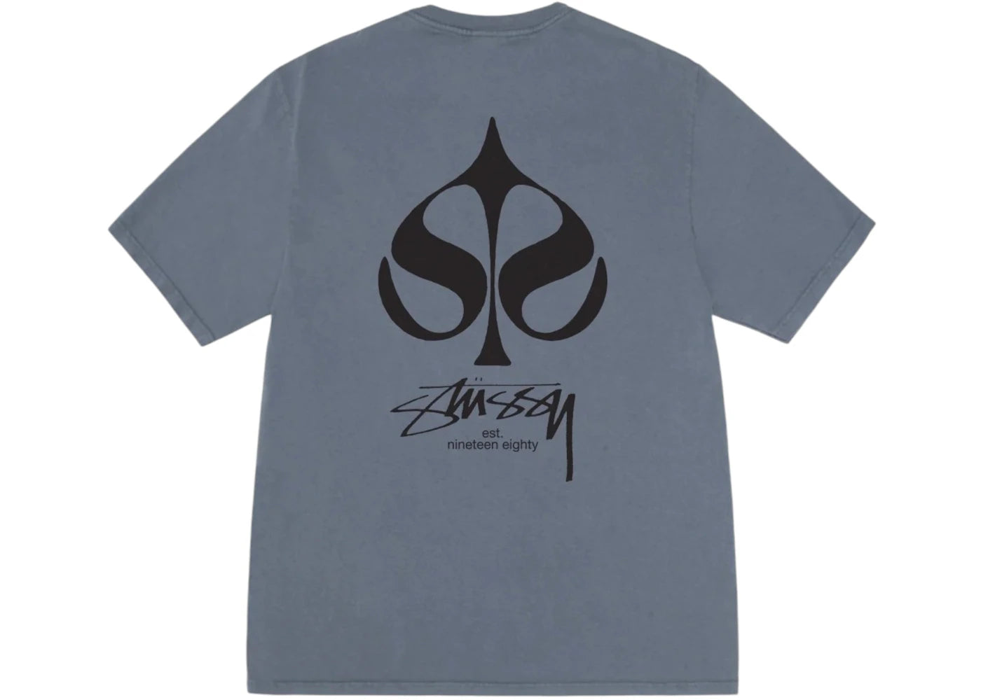 Stussy Spade Pigment Dyed Tee Navy