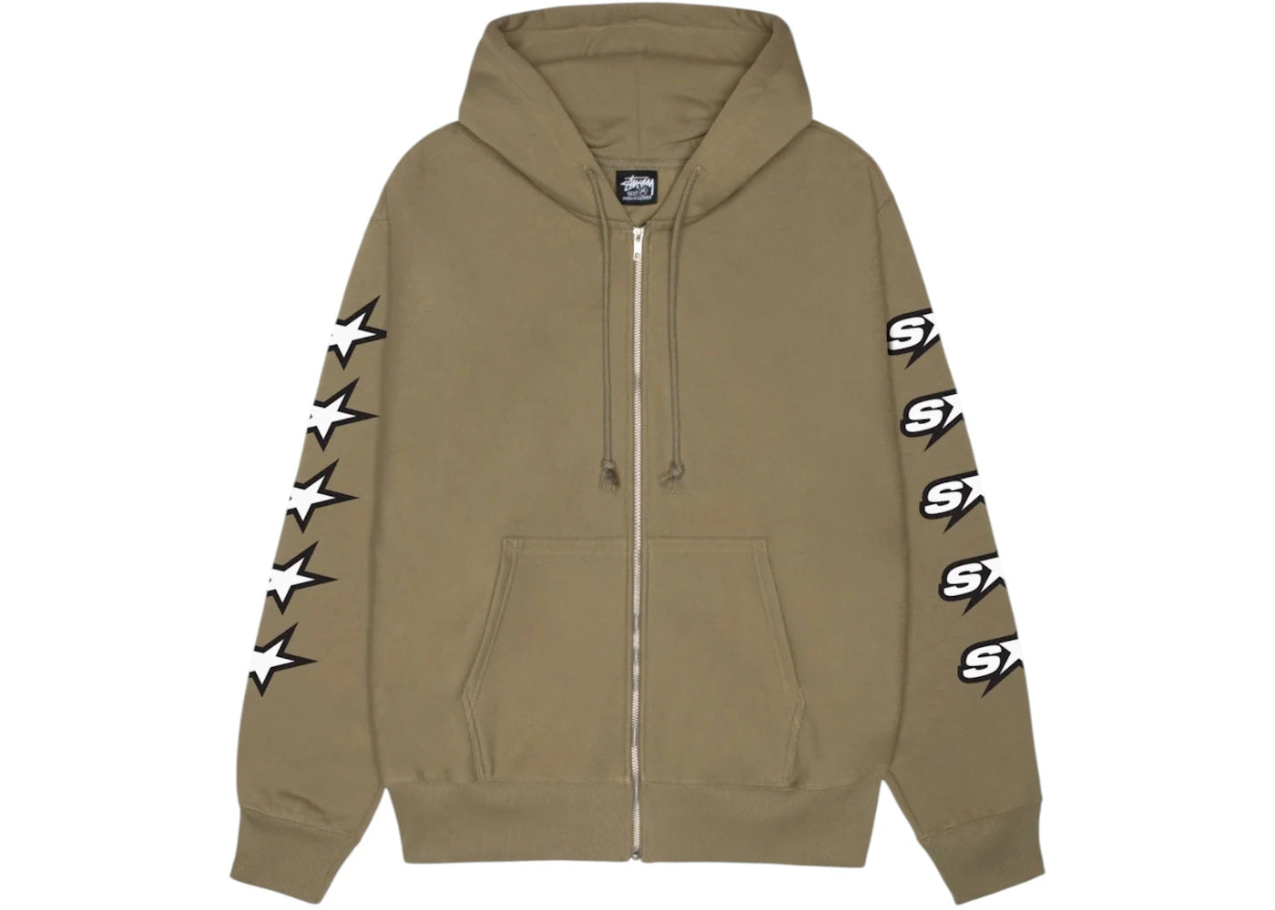 Stussy Speedway Zip Hoodie Army