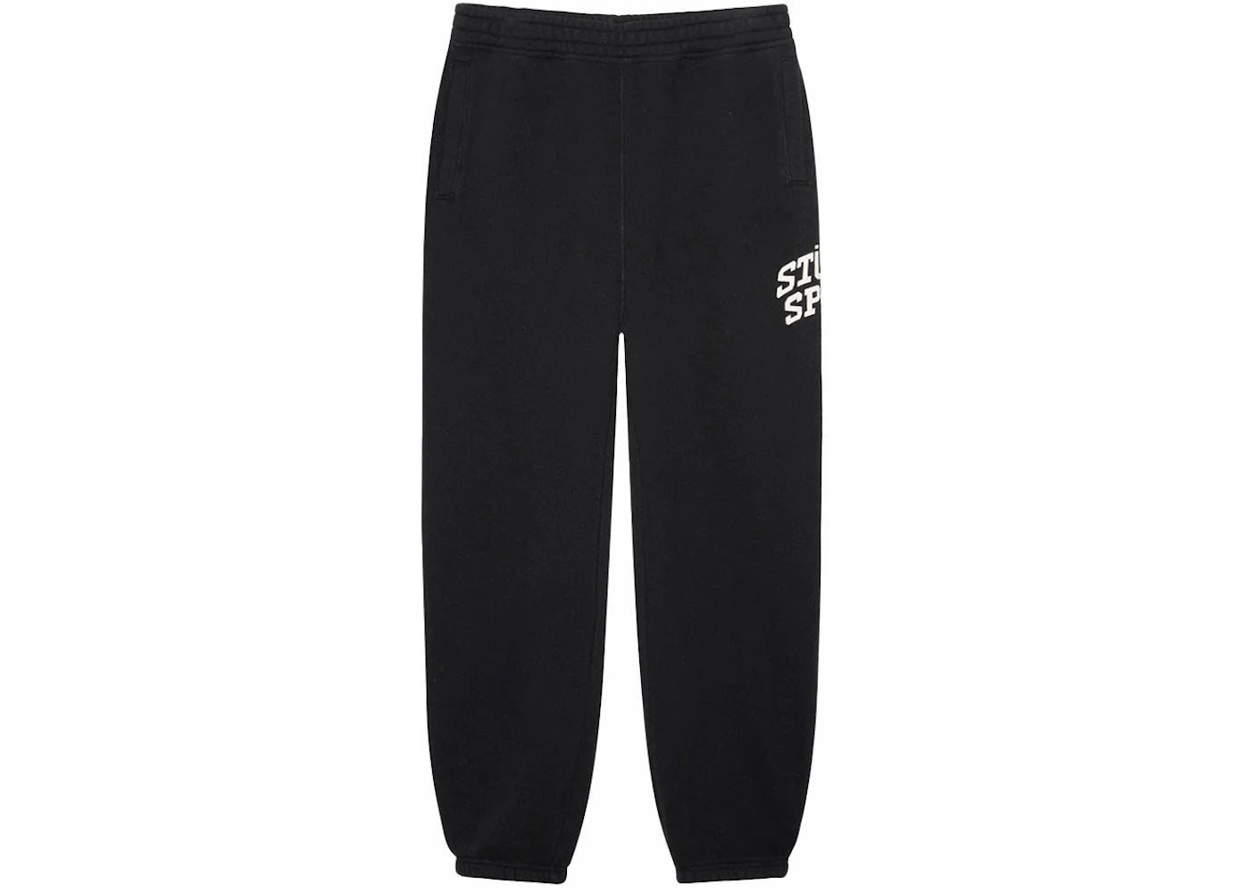 Stussy Sport Crackle Fleece Pant Washed Black