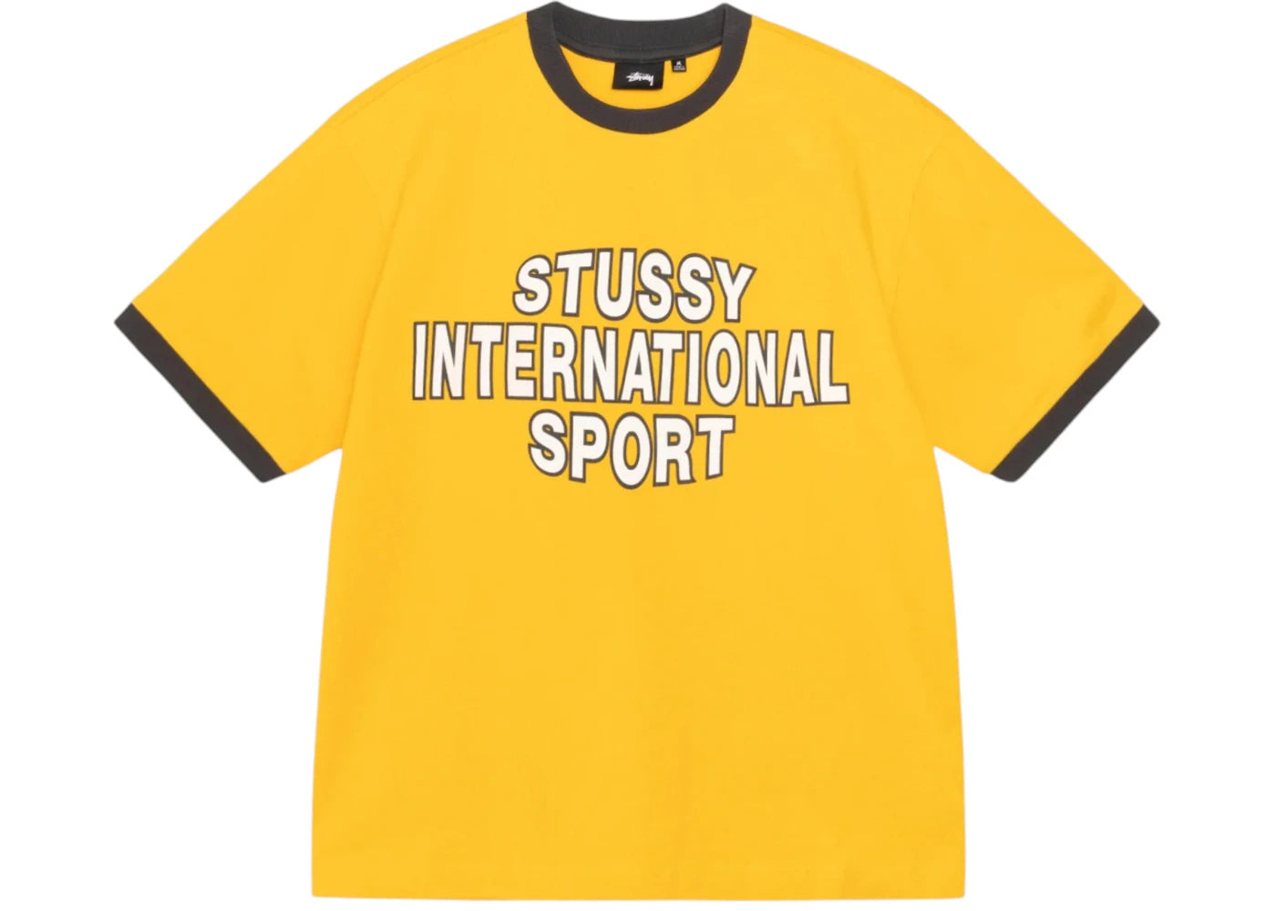 Stussy Sport Ringer Tee Gold