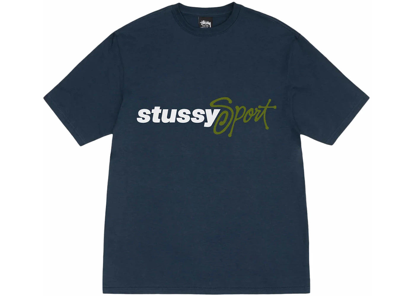 Stussy Sport Script Tee Navy