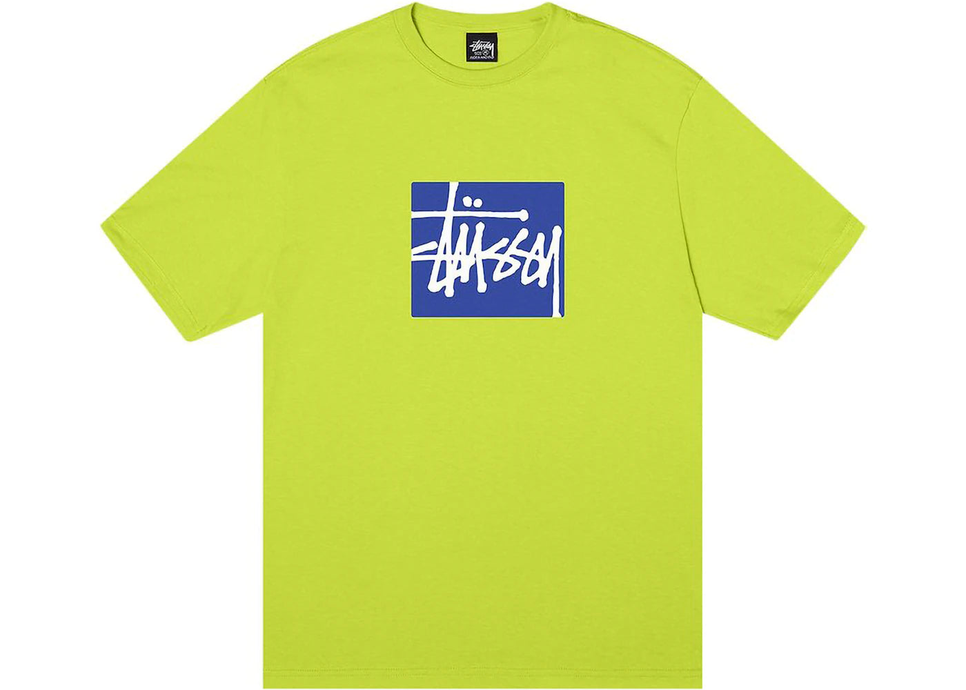 Stussy Stock Box Tee Keylime