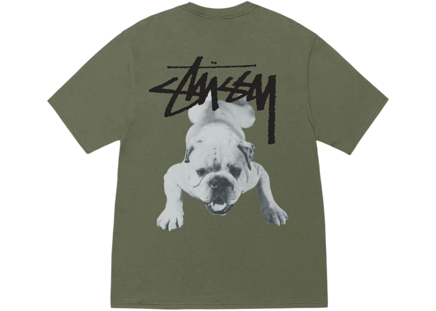 Stussy Stock Dog Tee Olive