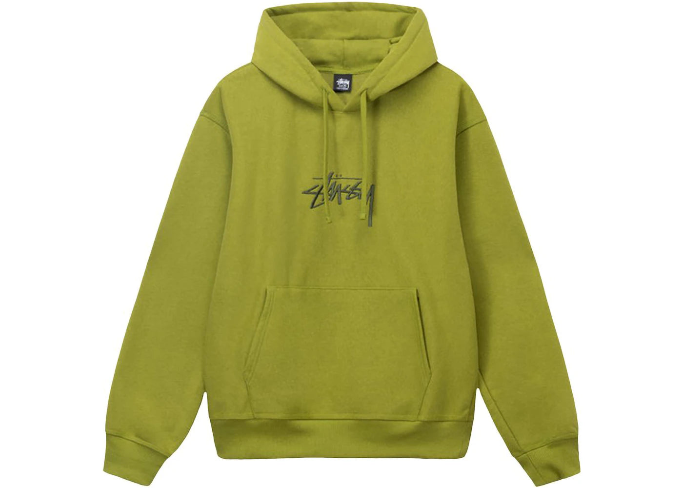 Stussy Stock Logo Applique Hoodie Moss