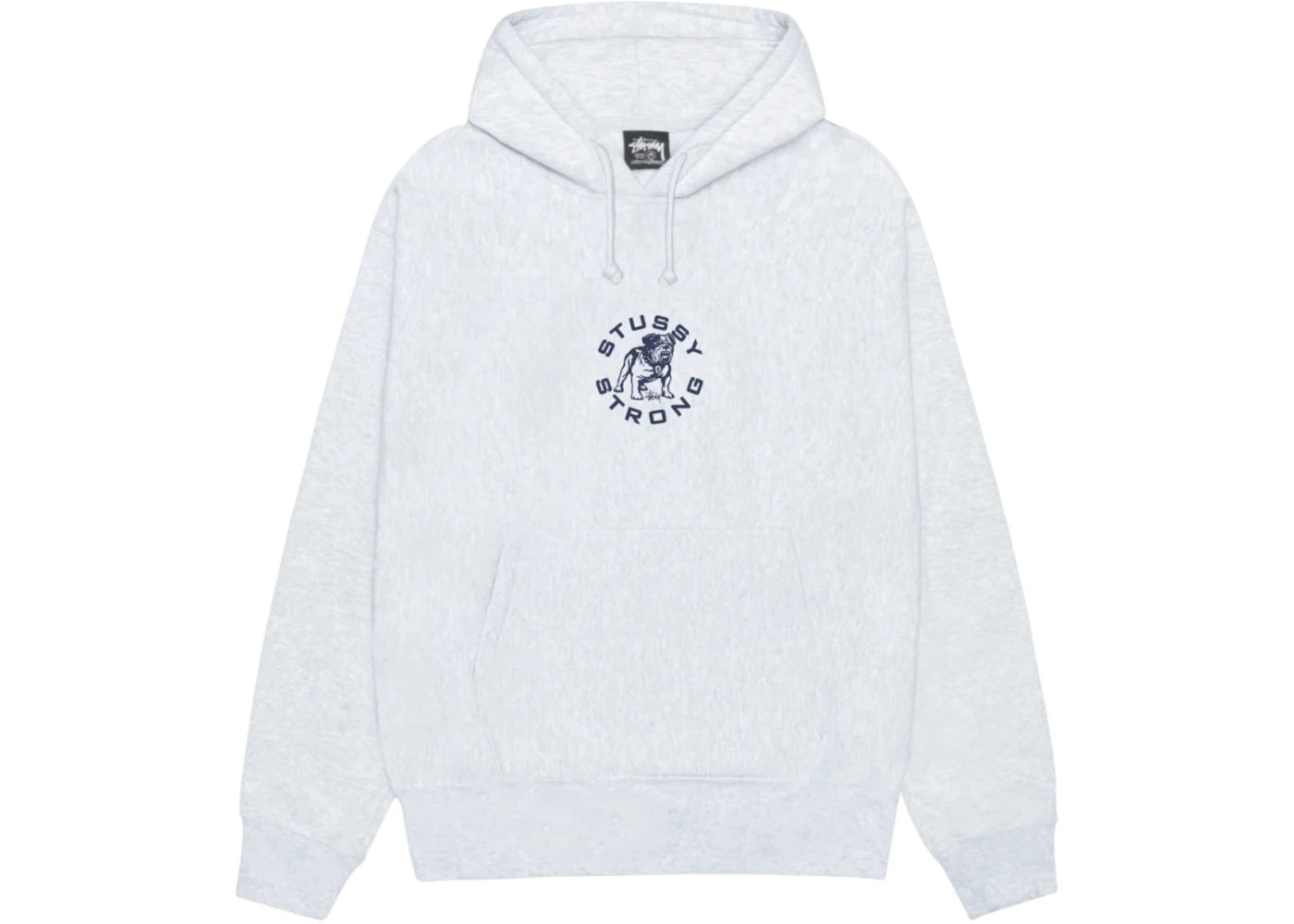 Stussy Strong Mac Hoodie Ash Heather