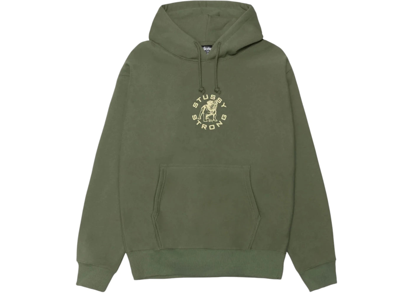 Stussy Strong Mac Hoodie Olive