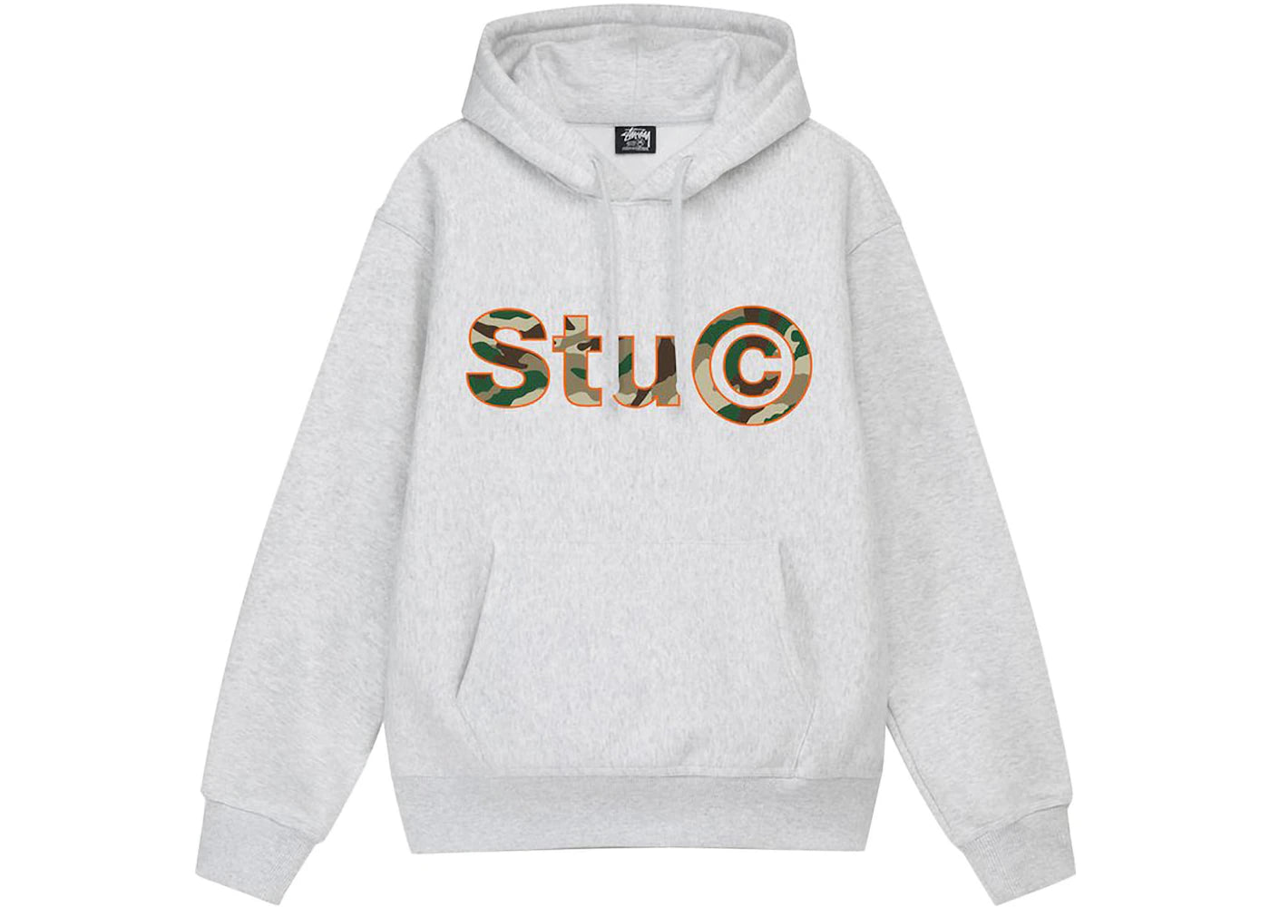 Stussy Stu C. Hoodie Ash Heather
